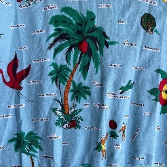 J. Crew Florida‎ Map Sweater Size Medium - Picture 7 of 16